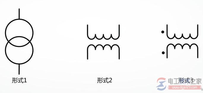 双绕组变压器电气符号与耦合可变的变压器