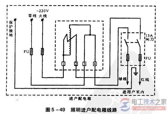 照明用配电箱怎么接线，照明配电箱的接线图大全
