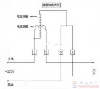 电表第一孔和第四孔多一根电线怎么办