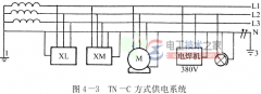 TN-C方式供电系统功能及示意图