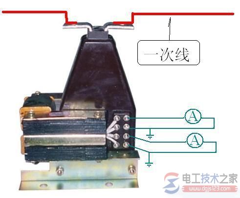 电流表接在电流互感器上的方法