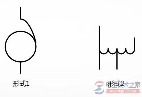 自耦变压器的几种电气符号