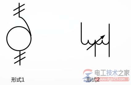 自耦变压器的几种电气符号