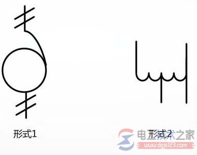 自耦变压器的几种电气符号