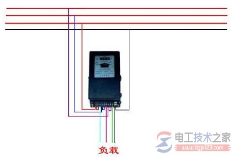 三相四线电表零线接线图与接线方法