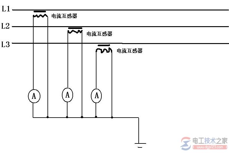 电流表与电流互感器的连接问题