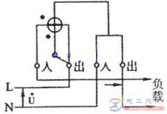 电能电子表进出线怎么反接，附一张接线图