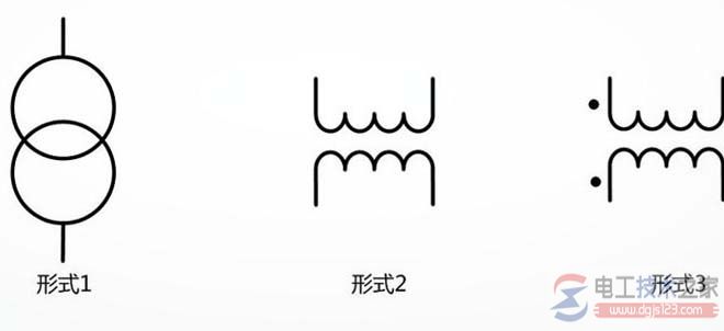 双绕组变压器的电气符号说明