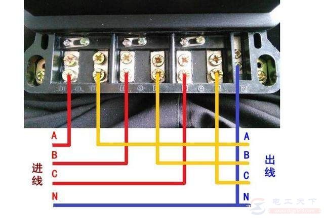三相四线电表接线实操过程，学三相电表接线必看教程