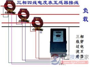 单相电表与三相四线电表接线图原则说明