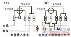 单相电表与三相四线电表的接线图与基本回路