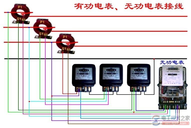 三相电度表的原理与安装方式