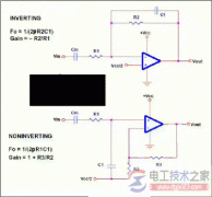 典型的低通滤波器电路图示例