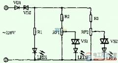 市电电压偏离指示器的电路图解