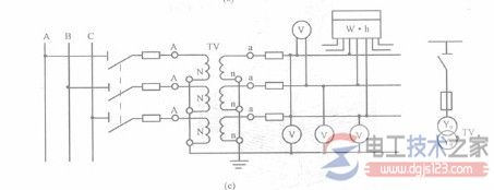 电压互感器接线图与接线方式大全