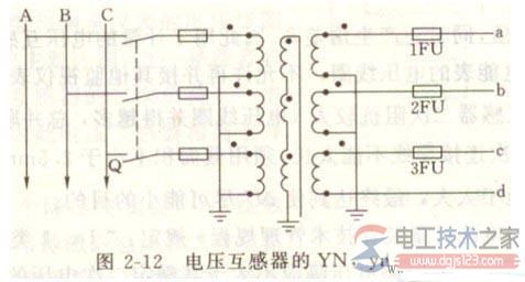 电压互感器接线图与接线方式大全