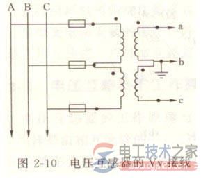 电压互感器接线图与接线方式大全