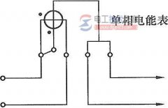 单相电能表的相线和零线错接在电能表的电流线圈上的接线图