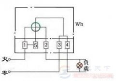 家用单相电表的接线说明