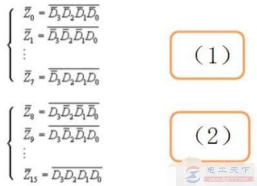 74HC138组成32线译码器的接线方法