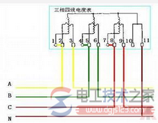 三相四线电度表如何接线？电流互感器与三相四线电表接线图