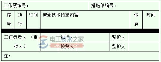 【图】电网公司二次设备与回路工作安全技术措施单