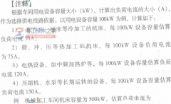 车间负荷的计算口诀