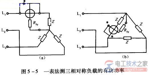 三相有功电度表接线图示例