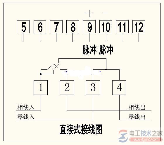 单相插卡预付费电表的结构与原理图解