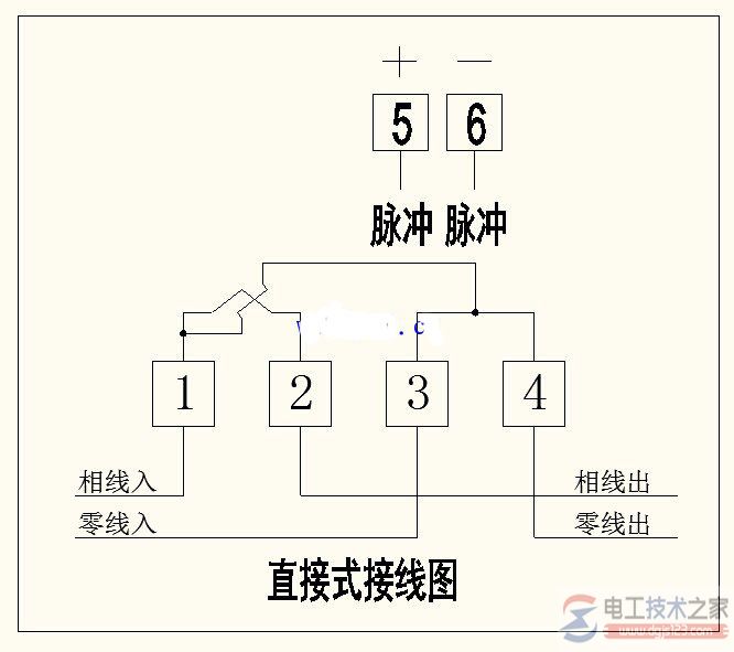 单相插卡预付费电表的结构与原理图解