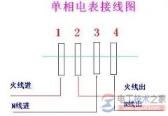 单相电度表怎么接线，单相电度表接线图