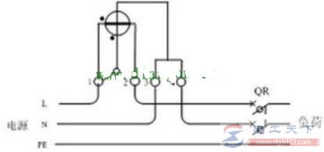 单相电度表的接线方式大全