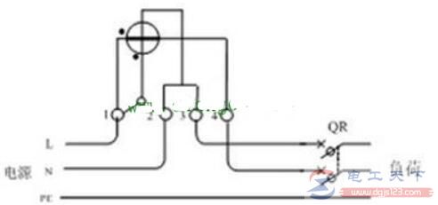 单相电度表的接线方式大全