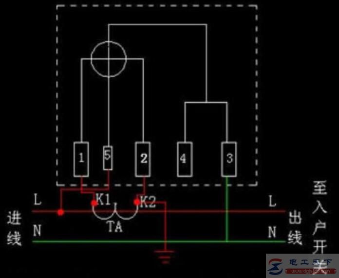 家用电表的二种常用接线方法