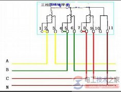 三相电能表接线图与接线方法