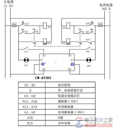 pc级电路接线符号系统图接线方法