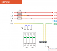 电源防雷器接线图及接线方法详解