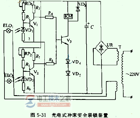 防止非电气事故伤害的常用电气联锁电路