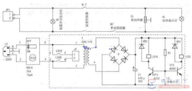 海尔大海象电热水器的工作原理图