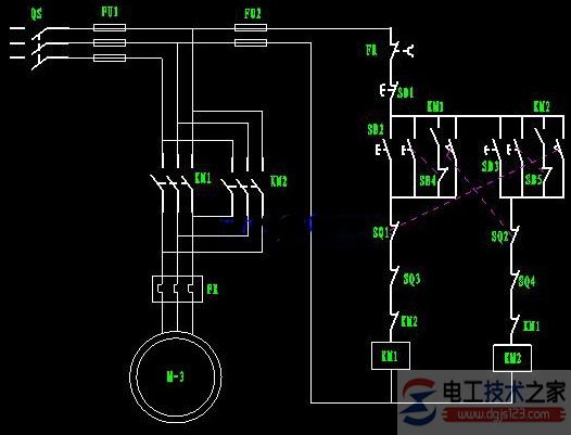 电气控制柜接线图及工序与控制要求 电气控制柜接线图及工序与控制要求