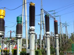 220kv高压配变电所的外景图