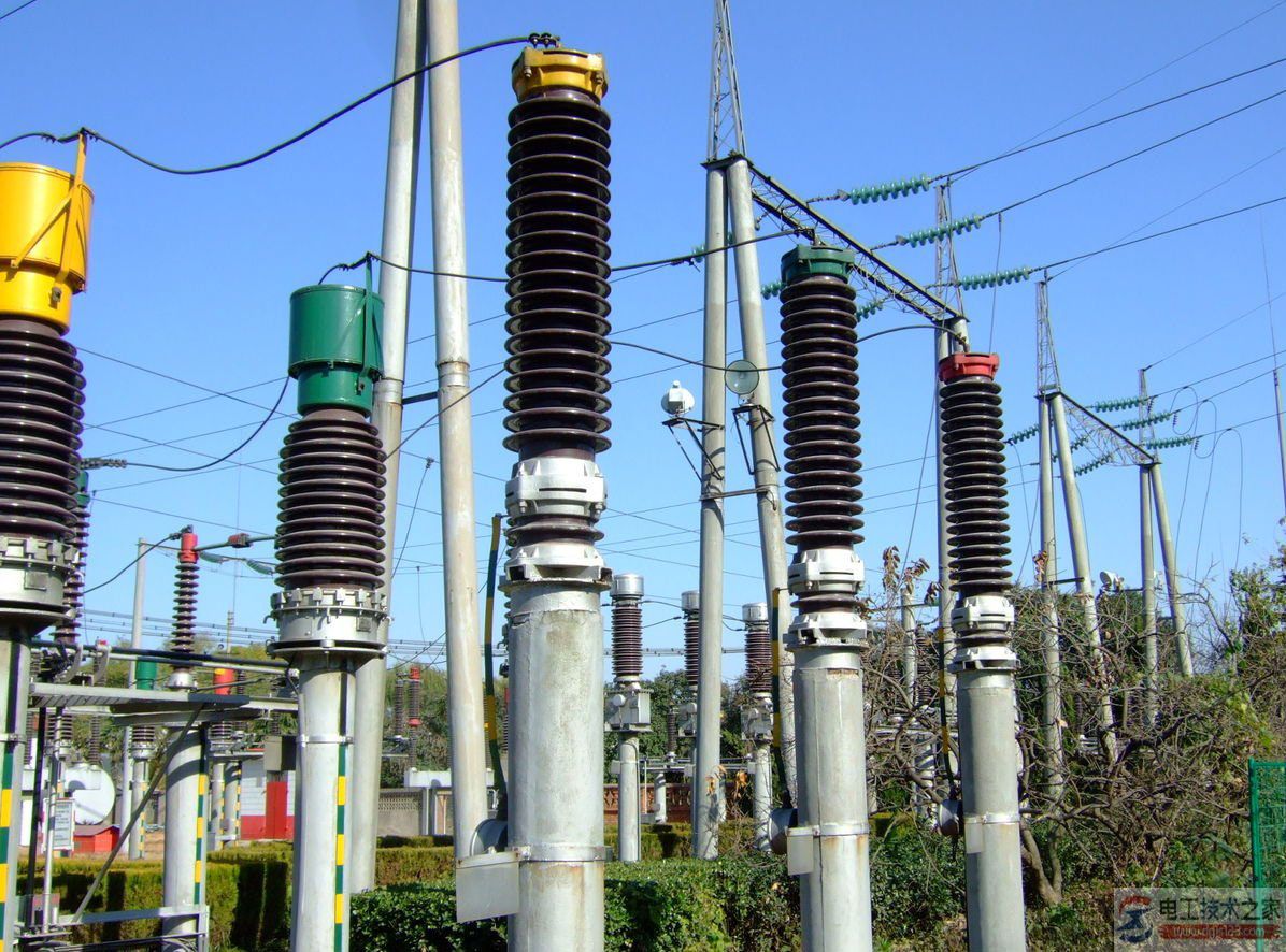 220kv高压配变电所的外景图