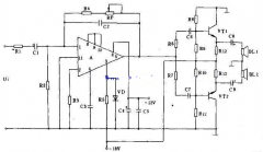一例甲类耳机放大器的电路图