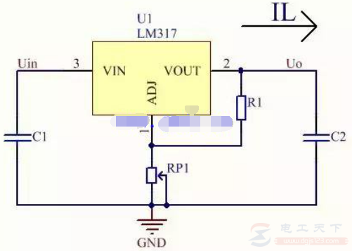 可调稳压器LM317的基本电路说明 可调稳压器LM317的基本电路说明