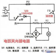 电吹风内部电路图与常见故障处理方法