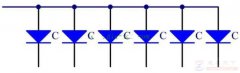 发光二极管共阳极电路接法的电路图
