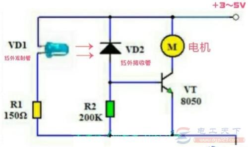 一例红外遥控开关的电路图详解