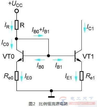 一例简单的比例恒流源电路