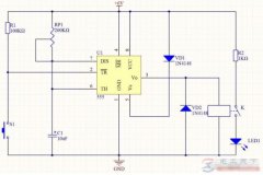555芯片设计的延时定时器电路原理分析