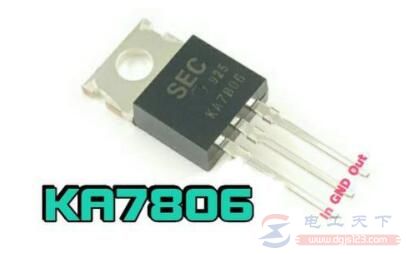 一例±6V稳压电源的电路原理图